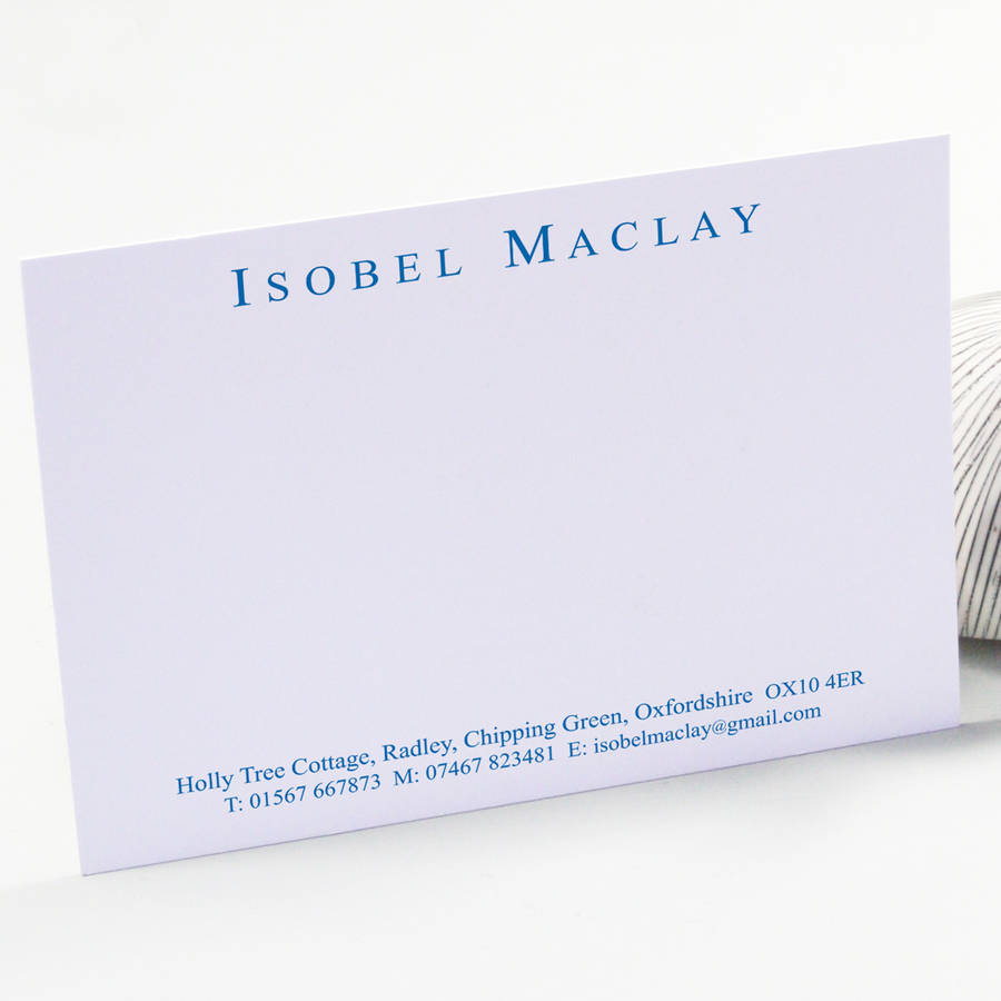 Personalised Classic Correspondence Cards, 1 of 12
