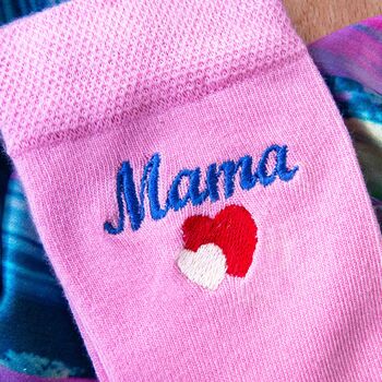 Personalised Mama And Mini Matching Socks, 3 of 4