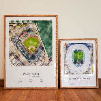 Personalised Watercolour Stadium Framed Illustration, 4 of 6