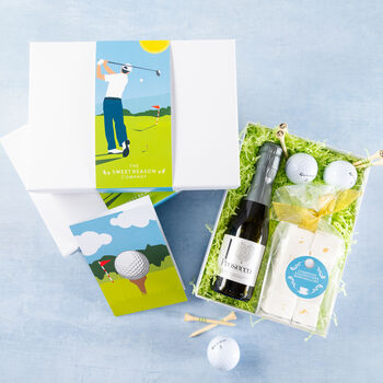 'Golf' Tee Set, Marshmallows And Prosecco, 3 of 4