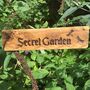 Secret Garden Sign, thumbnail 2 of 4