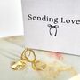 Hammered Gold Hoop Earrings, thumbnail 3 of 3