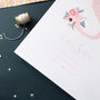 Personalised Floral Initial New Baby Print, thumbnail 7 of 7