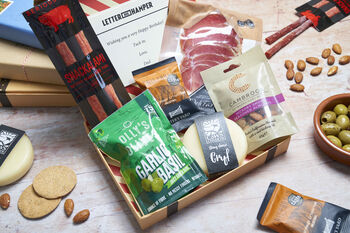 Luxury British Cheese And Meats Letter Box Hamper, 3 of 12