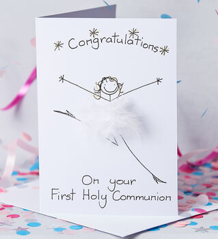 Personalised 3D First Holy Communion Card, 3 of 3
