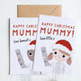 Customised Mummy Christmas Card, thumbnail 1 of 6
