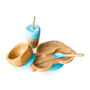 Bamboo Car Plate Weaning Set Blue, thumbnail 1 of 2