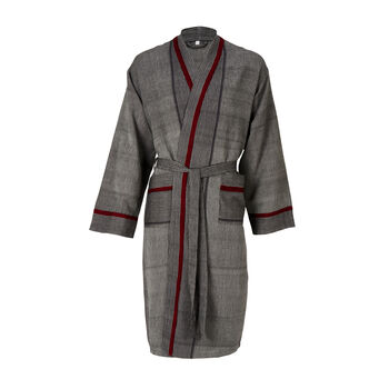 Mete Hand Loomed Cotton Dressing Gown, 3 of 5