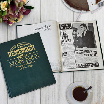 Birthday Edition Newspaper Book In Gift Box, 4 of 5