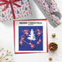 Personalised Matisse Inspired Christmas Card Santa, thumbnail 2 of 2