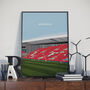 The Kop Anfield Stadium Liverpool Football Print, thumbnail 1 of 4