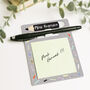 Personalised Teacher Sticky Note Holder Two Colours, thumbnail 1 of 7