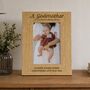 Personalised Godmother Wooden Photo Frame, thumbnail 3 of 4