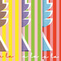 Six Brightly Coloured Christmas Cards With Contrast Envelopes, thumbnail 1 of 5