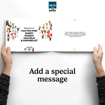 Personalised Photo Gift Book 'Can You Find The Family Of Four', 2 of 11