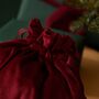 Personalised Medium Script Velvet Gift Bag, thumbnail 4 of 4