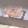Vintage Art Deco Glass Trinket Dish Light Pink, thumbnail 1 of 3