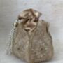 Gold Handcrafted Potli Bag, thumbnail 4 of 7