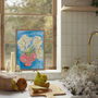 Peony Flowers Illustrated Art Print, thumbnail 5 of 5