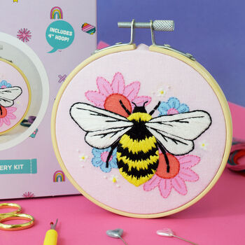 'Midsummer Bee' Mini Embroidery Kit, 4 of 4