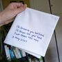 Personalised Second Anniversary Cotton Handkerchief, thumbnail 1 of 8