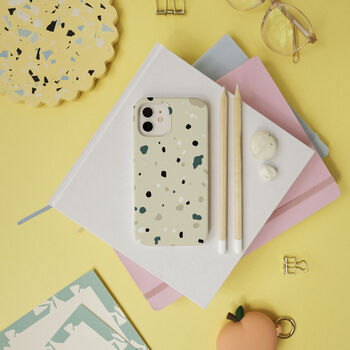 Green Terrazzo Eco Phone Case, 6 of 7