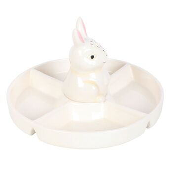 Easter Bunny Serving Platter Snack Dish, 2 of 6