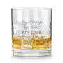 11oz Crystal Cut Personalised Whiskey Glass, thumbnail 1 of 7
