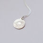 Sterling Silver Happy Place Ocean Necklace, thumbnail 3 of 6