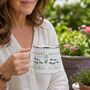 Personalised Gardener’s Happy Place Enamel Mug, thumbnail 1 of 6