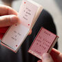 Our Love Coupon Matchbox Gift, thumbnail 3 of 6
