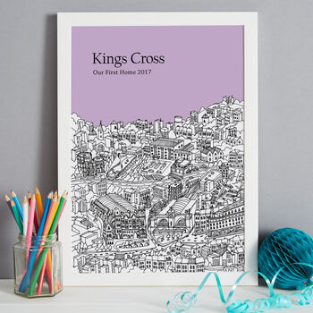 Personalised Kings Cross Print, 5 of 10