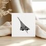 Concorde Takeoff – Hand Drawn Aviation Card, thumbnail 1 of 5