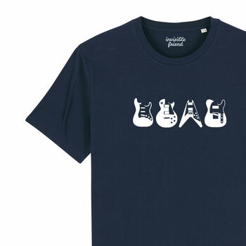 Iconic Guitars Organic Cotton T Shirt, 3 of 6