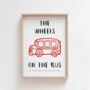 'The Wheels On The Bus' Nursery Rhyme Print, thumbnail 2 of 5