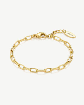 Silver Or Gold Thin Link Chain Bracelet, Women's Jewellery, 3 of 5