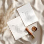 Minimalist Wedding Seating Plan Display Cards, thumbnail 3 of 4