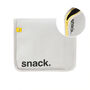 Reusable Snack And Sandwich Bag / Mat Yellow Zip, thumbnail 1 of 3