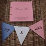 Personalised Colourful Leather Wedding Bunting, thumbnail 5 of 7