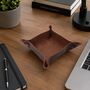 Executive Leather Velvet Desk Tray, thumbnail 10 of 12