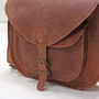 Personalised Leather Crossbody Saddle Bag, thumbnail 3 of 10