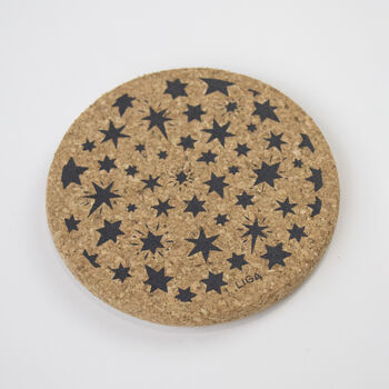Cork Placemats And Coasters | Star, 9 of 11