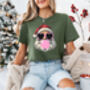 Retro Bubblegum Santa Christmas T Shirt, thumbnail 4 of 8