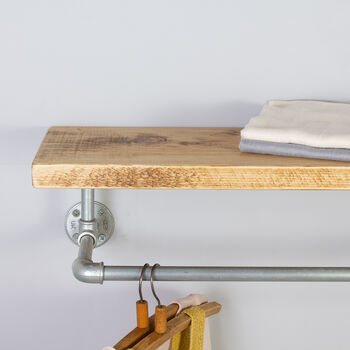 Finchley Industrial Clothes Shelf And Rail, 4 of 10