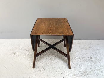 Ercol Mid Century Solid Elm Drop Leaf Table, 7 of 12