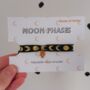 Moon Phases Adjustable Ribbon Bracelet, thumbnail 3 of 5