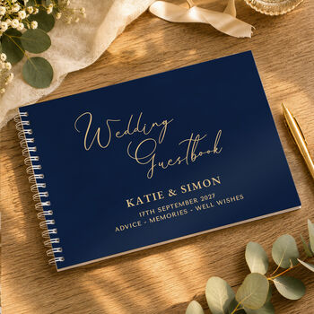 Personalised Wedding Guest Book, 9 of 12