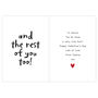 Personalised 'I Like Your Bum' Card, thumbnail 3 of 6
