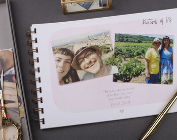 Pink Floral 'Our Love Story' Book, 7 of 9