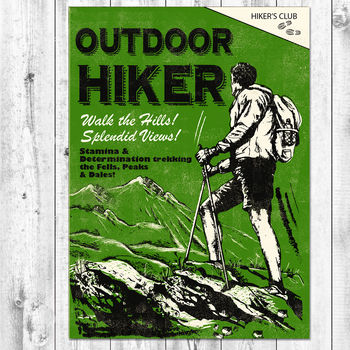 Outdoor Hiker Card, 2 of 2